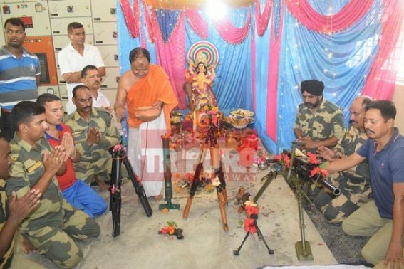 BSF celebrates Biswakarma Puja in Tripura